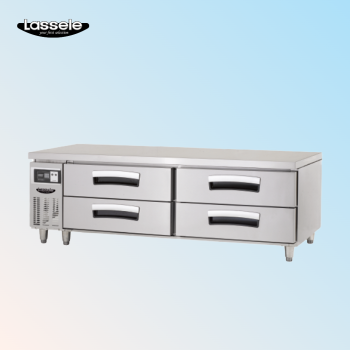 라셀르 1800 낮은서랍 냉장고 4도어 간냉식 LCBD-1844RG