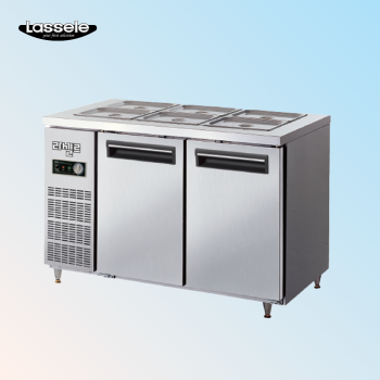 라셀르 1200 반찬냉장고 2도어 직냉식 LMBD-1220R